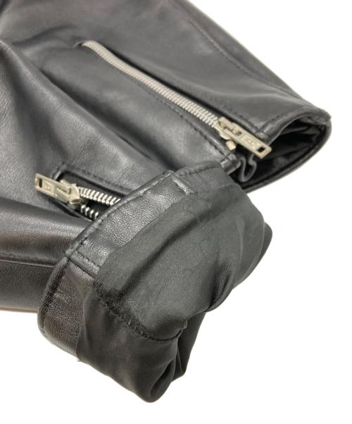 my way man 666（マイウェイマン666）my way man 666 (マイウェイマン666) シングルライダースジャケット ブラック サイズ:34の古着・服飾アイテム