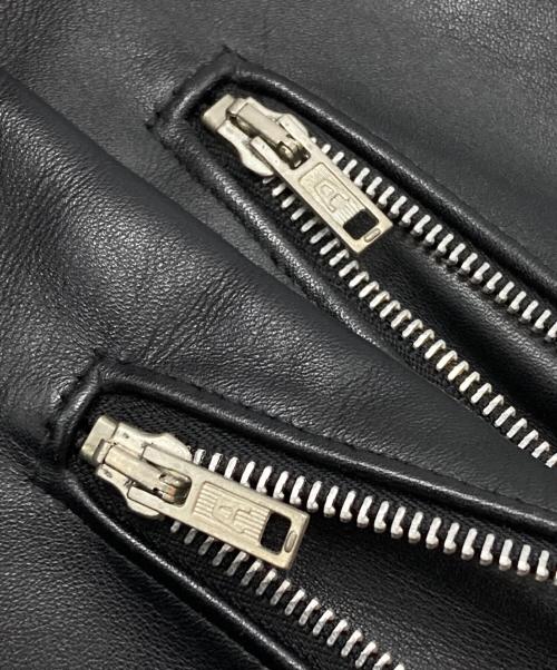 my way man 666（マイウェイマン666）my way man 666 (マイウェイマン666) シングルライダースジャケット ブラック サイズ:34の古着・服飾アイテム