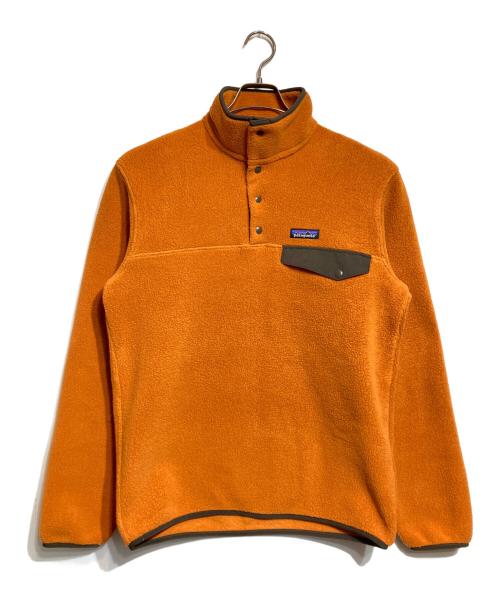 Patagonia（パタゴニア）Patagonia (パタゴニア) ライトウェイト・シンチラ・スナップT/Lightweight Synchilla Snap-T オレンジ サイズ:Sの古着・服飾アイテム