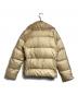 ISSEY MIYAKE (イッセイミヤケ) クロスカラーダウンジャケット ベージュ サイズ:2：28000円
