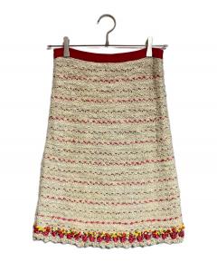 中古・古着通販】CHANEL (シャネル) ココボタンツイード台形スカート