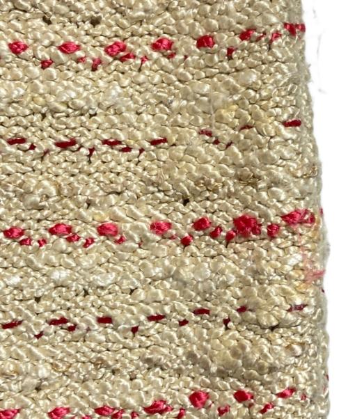 CHANEL（シャネル）CHANEL (シャネル) ツイードニットスカート ベージュ サイズ:34の古着・服飾アイテム