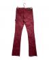 VALABASAS (バラバサス) ダメージフレアデニムパンツ レッド サイズ:29：13000円