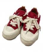 VALABASASバラバサス）の古着「キャンバススニーカー/canvas sneakers」｜レッド