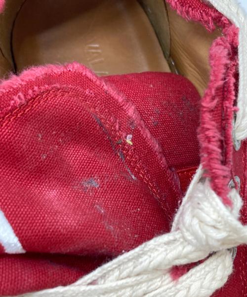 VALABASAS（バラバサス）VALABASAS (バラバサス) キャンバススニーカー/canvas sneakers レッド サイズ:28.5㎝の古着・服飾アイテム