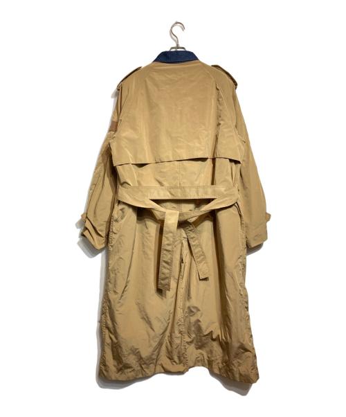 Wrangler（ラングラー）Wrangler (ラングラー) TOGA PULLA (トーガ プルラ) デニムドッキングコート ベージュ×ブルー サイズ:Mの古着・服飾アイテム