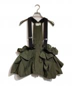 BELPERベルパー）の古着「NYLON RIPSTOP VEST/ナイロンリップストップベスト」｜カーキ