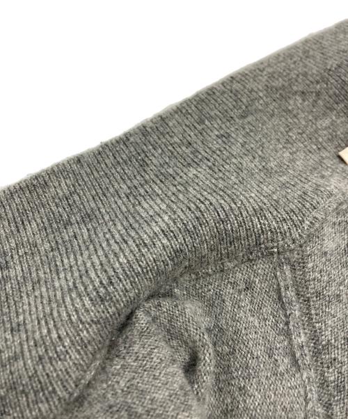 Cruciani（クルチアーニ）Cruciani (クルチアーニ) スウェード切替カシミヤニットジャケット グレー サイズ:44の古着・服飾アイテム