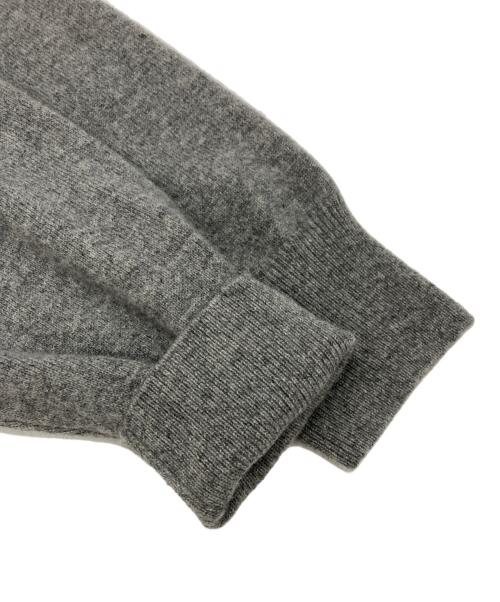 Cruciani（クルチアーニ）Cruciani (クルチアーニ) スウェード切替カシミヤニットジャケット グレー サイズ:44の古着・服飾アイテム