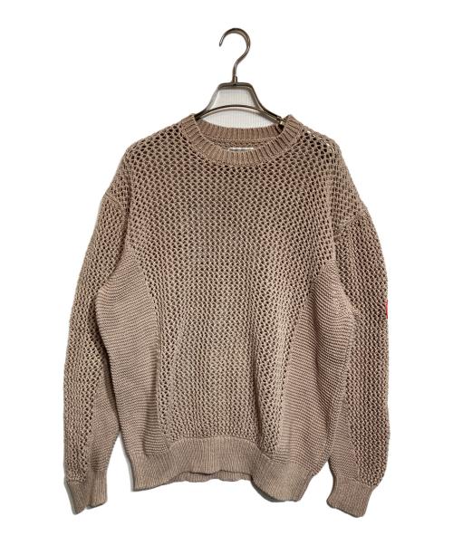 C.E（シーイー）C.E (シーイー) SIDE RIB LOOSE NET KNIT/サイドリブルーズネットニット ベージュ サイズ:Ｍの古着・服飾アイテム