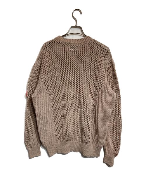 C.E（シーイー）C.E (シーイー) SIDE RIB LOOSE NET KNIT/サイドリブルーズネットニット ベージュ サイズ:Ｍの古着・服飾アイテム
