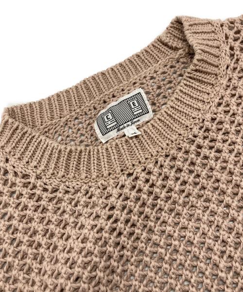 C.E（シーイー）C.E (シーイー) SIDE RIB LOOSE NET KNIT/サイドリブルーズネットニット ベージュ サイズ:Ｍの古着・服飾アイテム