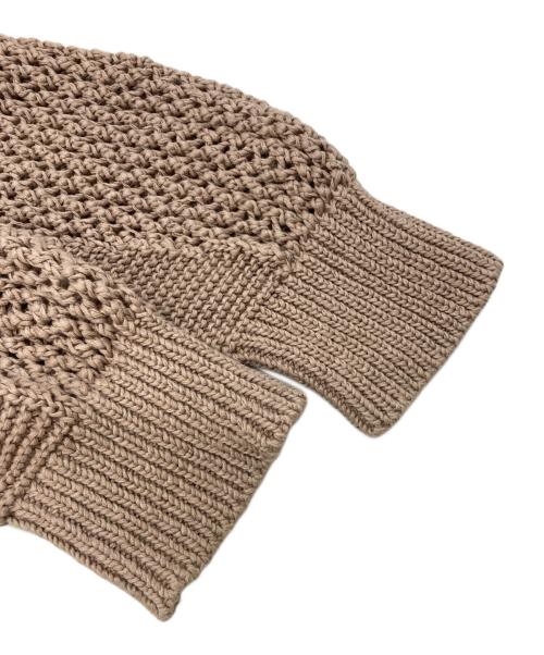 C.E（シーイー）C.E (シーイー) SIDE RIB LOOSE NET KNIT/サイドリブルーズネットニット ベージュ サイズ:Ｍの古着・服飾アイテム