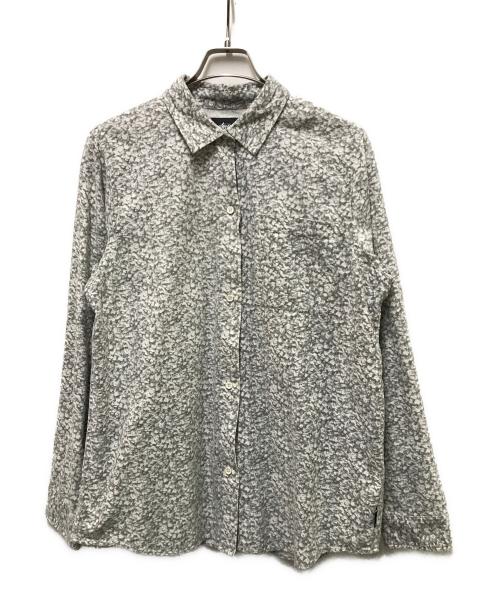 stussy（ステューシー）stussy (ステューシー) ネルシャツ グレー サイズ:Ｍの古着・服飾アイテム