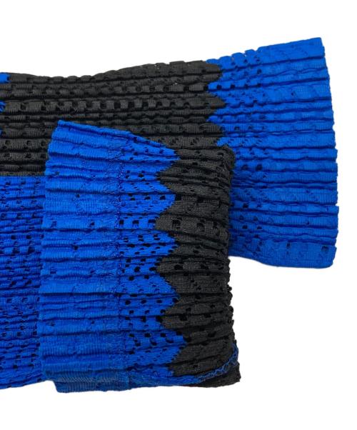 PLEATS PLEASE（プリーツプリーズ）PLEATS PLEASE (プリーツプリーズ) グラデーションプリーツシャツ ブルー サイズ:3の古着・服飾アイテム