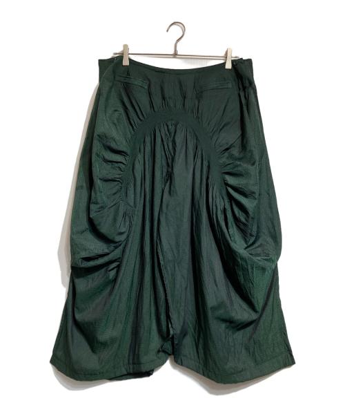 ISSEY MIYAKE FETE（イッセイミヤケフェット）ISSEY MIYAKE FETE (イッセイミヤケフェット) 変形ワイドパンツ グリーン サイズ:2の古着・服飾アイテム