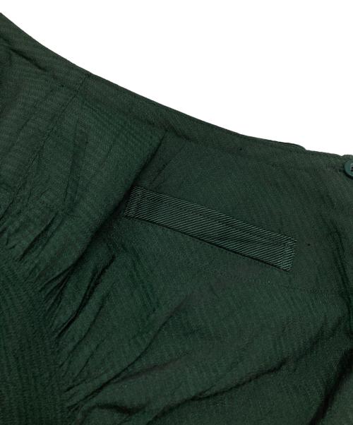 ISSEY MIYAKE FETE（イッセイミヤケフェット）ISSEY MIYAKE FETE (イッセイミヤケフェット) 変形ワイドパンツ グリーン サイズ:2の古着・服飾アイテム