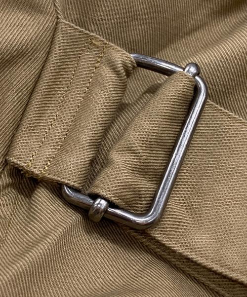 DRIES VAN NOTEN（ドリスヴァンノッテン）DRIES VAN NOTEN (ドリスヴァンノッテン) バックルストラップシャツ ブラウン サイズ:Mediumの古着・服飾アイテム