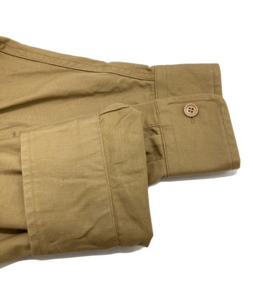 DRIES VAN NOTEN（ドリスヴァンノッテン）DRIES VAN NOTEN (ドリスヴァンノッテン) バックルストラップシャツ ブラウン サイズ:Mediumの古着・服飾アイテム