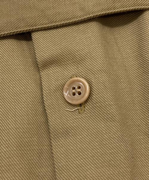 DRIES VAN NOTEN（ドリスヴァンノッテン）DRIES VAN NOTEN (ドリスヴァンノッテン) バックルストラップシャツ ブラウン サイズ:Mediumの古着・服飾アイテム