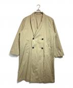 LEMAIREルメール）の古着「WRAP COLLAR TRENCH COAT/ラップカラートレンチコート」｜ベージュ