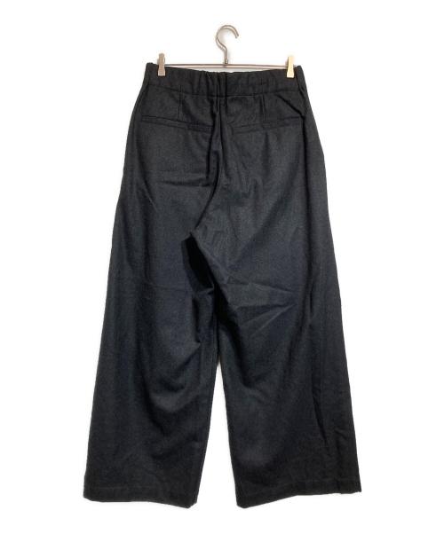 DRIES VAN NOTEN（ドリスヴァンノッテン）DRIES VAN NOTEN (ドリスヴァンノッテン) ウールワイドバギースラックス グレー サイズ:MEDIUMの古着・服飾アイテム