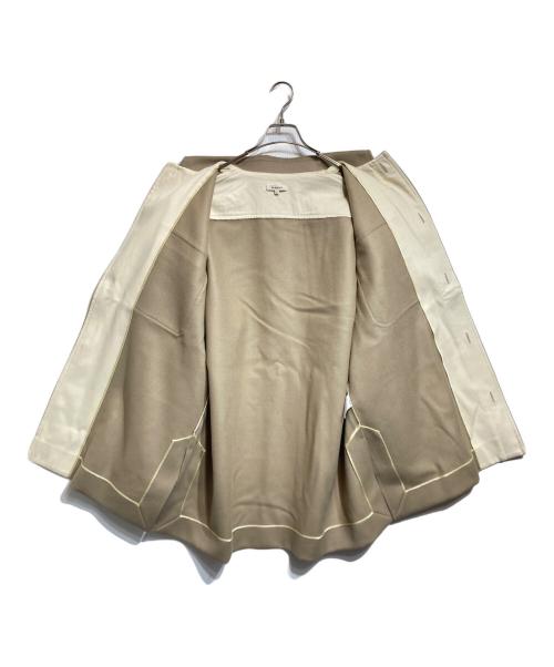 BLAMINK（ブラミンク）BLAMINK (ブラミンク) ウールフランネルジャケットコート ベージュ サイズ:1の古着・服飾アイテム
