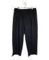 Yohji Yamamoto pour homme（ヨウジヤマモト プールオム）の古着「ウールフランネル タックパンツ」｜ブラック
