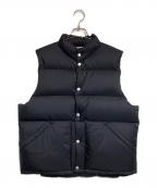 AURALEEオーラリー）の古着「SUPER LIGHT NYLON RIPSTOP DOWN VEST」｜ブラック