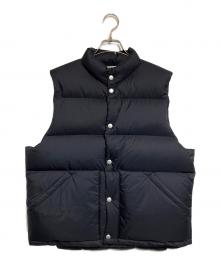 AURALEE（オーラリー）の古着「SUPER LIGHT NYLON RIPSTOP DOWN VEST」｜ブラック