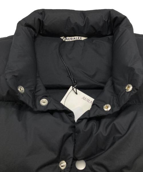 AURALEE（オーラリー）AURALEE (オーラリー) SUPER LIGHT NYLON RIPSTOP DOWN VEST ブラック サイズ:5の古着・服飾アイテム