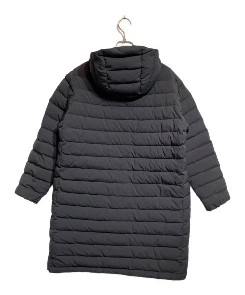 DANTON（ダントン）DANTON (ダントン) MIDDLE DOWN HOODED COAT/ミドル丈フード付きダウンコート ブラック サイズ:XSの古着・服飾アイテム