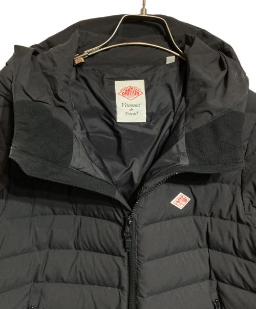 DANTON（ダントン）DANTON (ダントン) MIDDLE DOWN HOODED COAT/ミドル丈フード付きダウンコート ブラック サイズ:XSの古着・服飾アイテム
