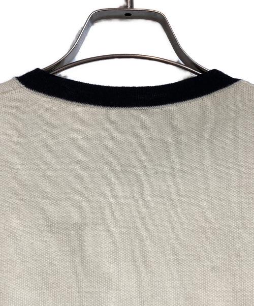 GUCCI（グッチ）GUCCI (グッチ) GGエンブロイダリーリンガーニット ベージュ サイズ:Sの古着・服飾アイテム