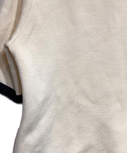 GUCCI（グッチ）GUCCI (グッチ) GGエンブロイダリーリンガーニット/GG Embroidery Ringer Knit ベージュ サイズ:Sの古着・服飾アイテム