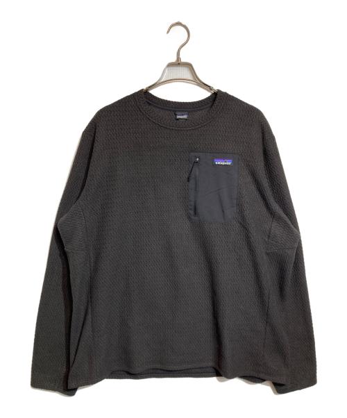 Patagonia（パタゴニア）Patagonia (パタゴニア) R1 エア・クルートップス ブラック サイズ:XLの古着・服飾アイテム