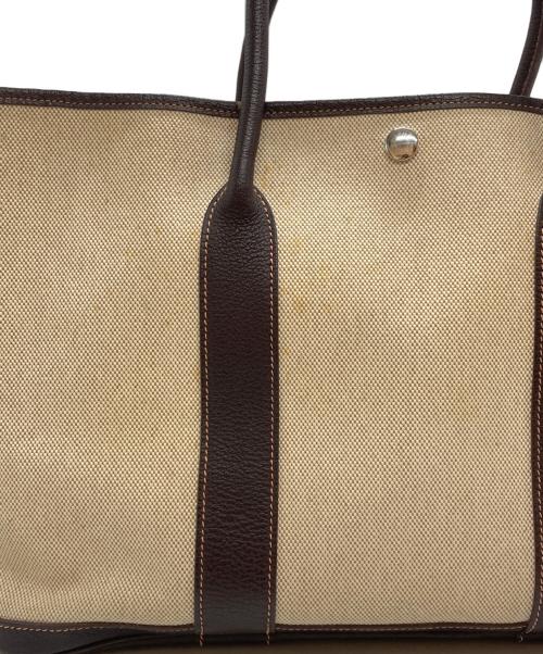 HERMES（エルメス）HERMES (エルメス) ガーデンパーティーPM ブラウンの古着・服飾アイテム