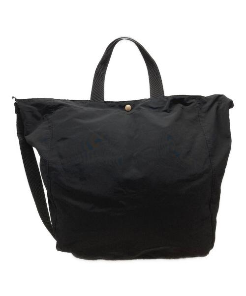 COMME des GARCONS HOMME（コムデギャルソン オム）COMME des GARCONS HOMME (コムデギャルソン オム) 綿ナイロングログラン 2WAY BAG ブラックの古着・服飾アイテム