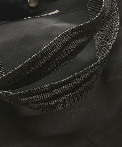 COMME des GARCONS HOMME（コムデギャルソン オム）COMME des GARCONS HOMME (コムデギャルソン オム) 綿ナイロングログラン 2WAY BAG ブラックの古着・服飾アイテム