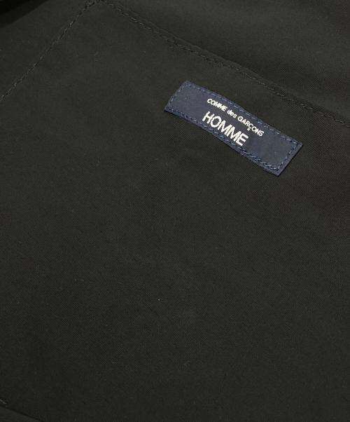 COMME des GARCONS HOMME（コムデギャルソン オム）COMME des GARCONS HOMME (コムデギャルソン オム) 綿ナイロングログラン 2WAY BAG ブラックの古着・服飾アイテム