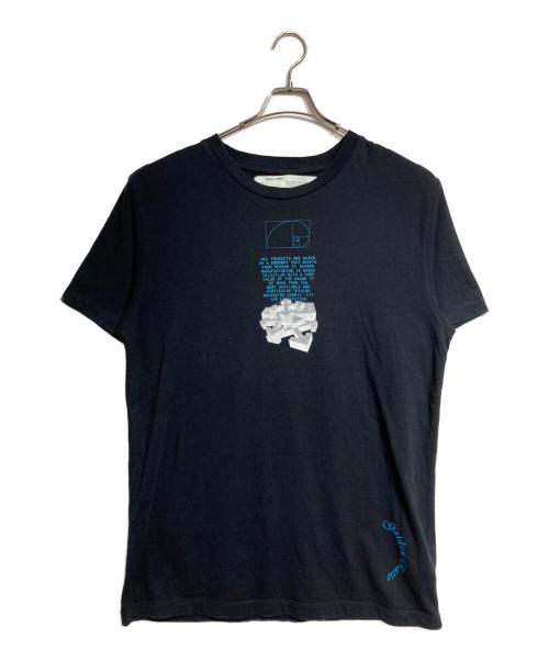 OFFWHITE（オフホワイト）OFFWHITE (オフホワイト) DRIPPING ARROWS OVER S/S/ドリッピングアローズオーバー ブラック サイズ:Lの古着・服飾アイテム