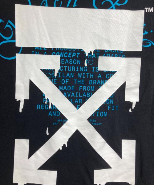 OFFWHITE（オフホワイト）OFFWHITE (オフホワイト) DRIPPING ARROWS OVER S/S/ドリッピングアローズオーバー ブラック サイズ:Lの古着・服飾アイテム