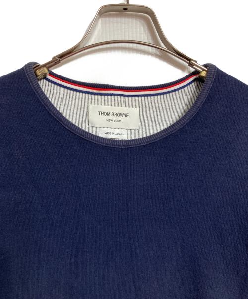 Thom Browne（トムブラウン）Thom Browne (トムブラウン) 4 bar sweatshirt/スウェットシャツ ネイビー サイズ:4の古着・服飾アイテム