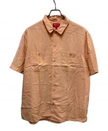 SUPREME（シュプリーム）の古着「Silk S/S Work Shirt」｜ピンク