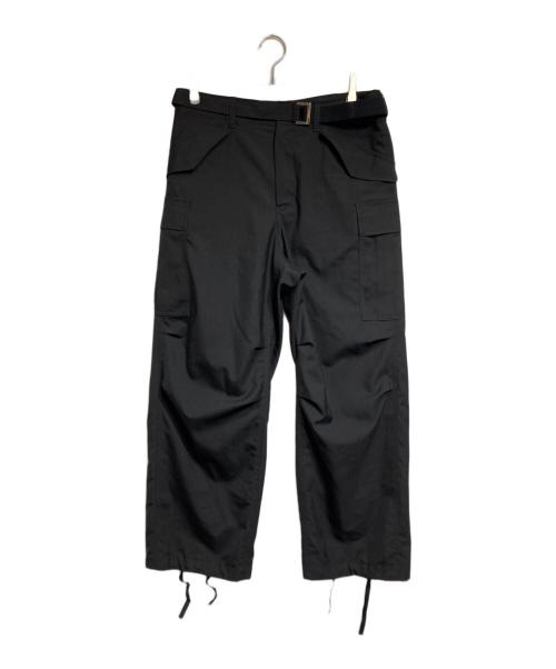 sacai（サカイ）sacai (サカイ) Suiting Pants/スーツパンツ ブラック サイズ:2の古着・服飾アイテム