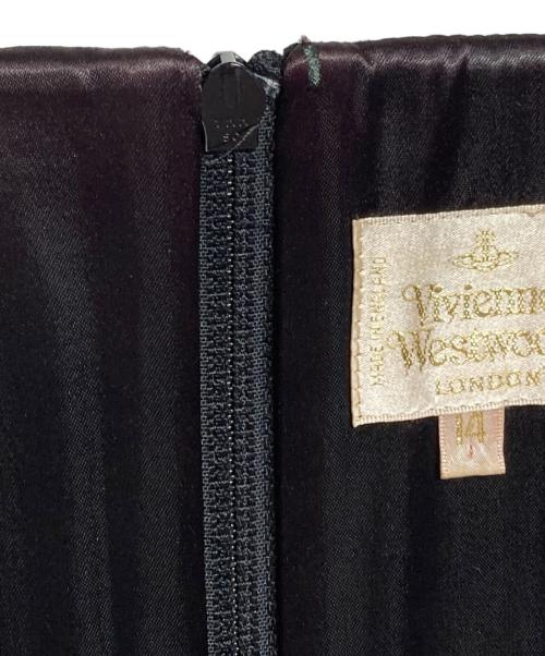 Vivienne Westwood（ヴィヴィアンウエストウッド）Vivienne Westwood (ヴィヴィアンウエストウッド) ベルベットコルセット ブラック サイズ:14の古着・服飾アイテム
