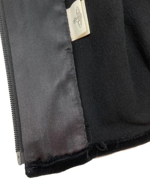 Vivienne Westwood（ヴィヴィアンウエストウッド）Vivienne Westwood (ヴィヴィアンウエストウッド) ベルベットコルセット ブラック サイズ:14の古着・服飾アイテム