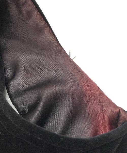 Vivienne Westwood（ヴィヴィアンウエストウッド）Vivienne Westwood (ヴィヴィアンウエストウッド) ベルベットコルセット ブラック サイズ:14の古着・服飾アイテム