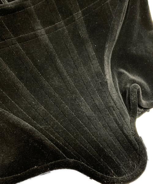 Vivienne Westwood（ヴィヴィアンウエストウッド）Vivienne Westwood (ヴィヴィアンウエストウッド) ベルベットコルセット ブラック サイズ:14の古着・服飾アイテム