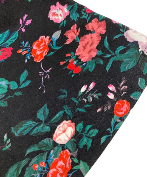 PACO RABANNE（パコラバンヌ）PACO RABANNE (パコラバンヌ) フローラルプリント ストレッチジャージ フレアパンツ/Floral Print Stretch Jersey Flare Pants ブラック サイズ:38の古着・服飾アイテム